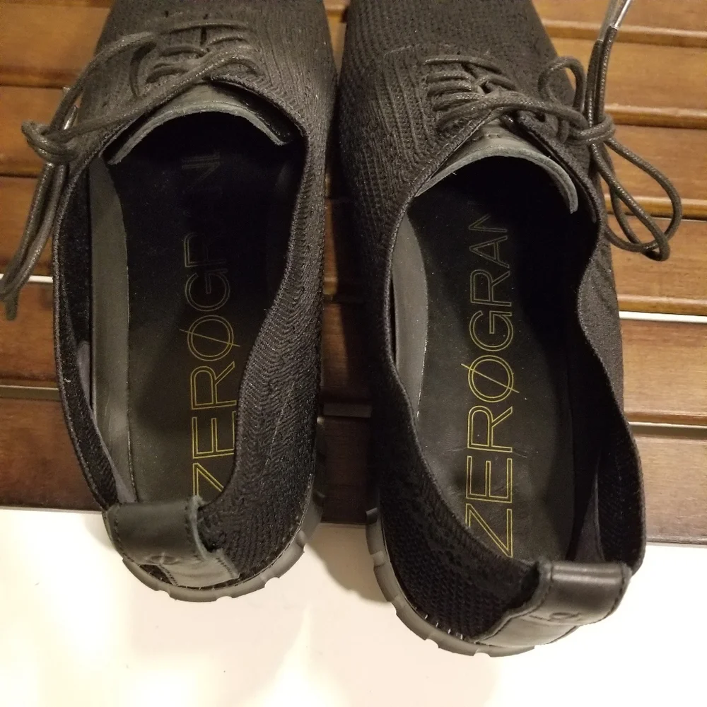 Cole Haan Men's Black Knit Oxford Sneakers